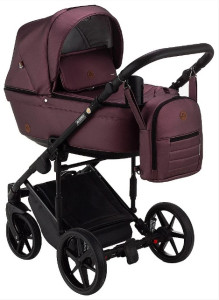 Коляска универсальная Adamex Amelia кожа 100% 2 в 1