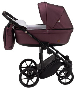 Коляска универсальная Adamex Amelia кожа 100% 2 в 1