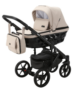 Коляска универсальная Adamex Diego 2 в 1, кожа
