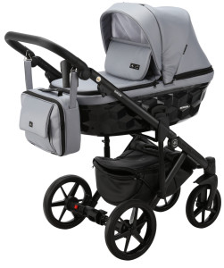 Коляска универсальная Adamex Diego 2 в 1, кожа