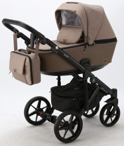 Коляска универсальная Adamex Olivia 2 в 1, кожа 50%