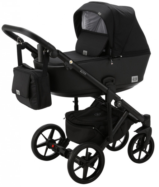 Коляска универсальная Adamex Olivia 2 в 1, кожа 50%