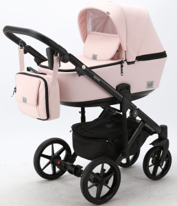 Коляска универсальная Adamex Olivia 2 в 1, кожа 50%