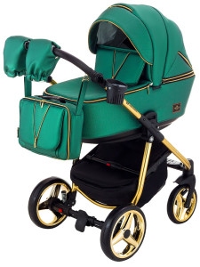 Коляска универсальная Adamex Sierra Polar 2 в 1, кожа 100%