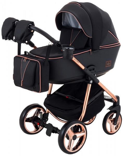 Коляска универсальная Adamex Sierra Polar 2 в 1, кожа 50%