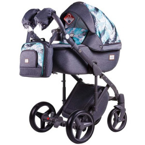 Коляска универсальная Adamex Luciano jeans 2 в 1