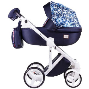 Коляска универсальная Adamex Luciano jeans 2 в 1