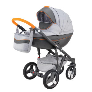 Универсальная коляска Adamex Monte Deluxe Carbon 2 в 1