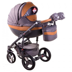 Универсальная коляска Adamex Monte Deluxe Carbon 2 в 1