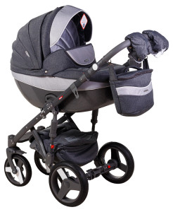 Универсальная коляска Adamex Monte Deluxe Carbon 2 в 1