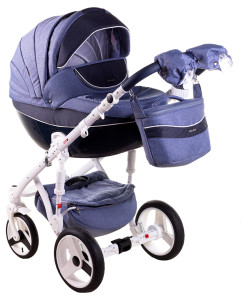 Универсальная коляска Adamex Monte Deluxe Carbon 2 в 1