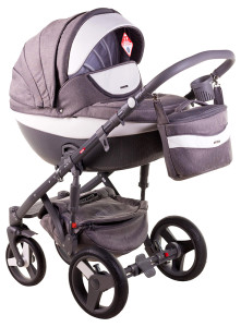 Универсальная коляска Adamex Monte Deluxe Carbon 2 в 1