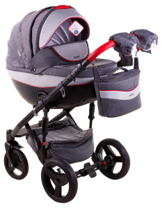 Универсальная коляска Adamex Monte Deluxe Carbon 2 в 1