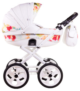 Универсальная коляска Adamex Sofia Кожа 100% 2 в 1, ретро