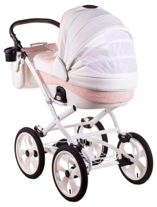 Универсальная коляска Adamex Sofia Кожа 50% 2 в 1, ретро