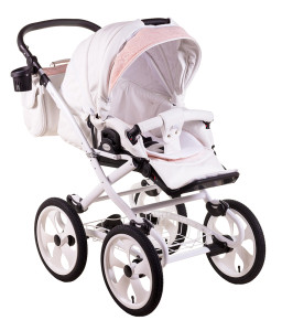 Универсальная коляска Adamex Sofia Кожа 50% 2 в 1, ретро