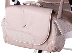 Универсальная коляска Adamex Sofia Кожа 50% 2 в 1, ретро