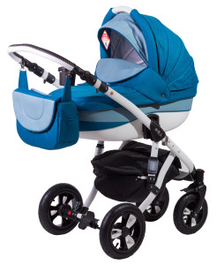 Коляска Adamex Avila Кожа 2 в 1