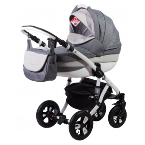 Коляска Adamex Avila Кожа 2 в 1