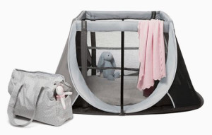Кроватка-манеж AeroMoov Instant travel Cot, со вторым дном, матрасом и сумкой-переноской