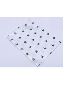 Наволочка детская ASIK 40х60см Звездочки, синие на белом