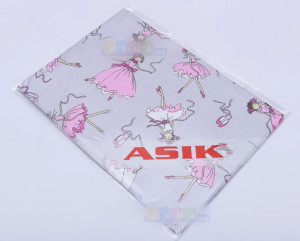 Простыня на резинке ASIK, сменная, бязь, 120х60см