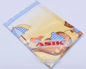 Простыня на резинке ASIK, сменная, бязь, 120х60см