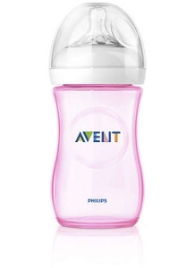 Бутылочка Phillips AVENT Natural Pink, антиколиковая, 0m+, 260мл
