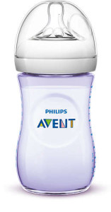 Бутылочка Phillips AVENT Natural Purple, антиколиковая, 0m+, 260мл