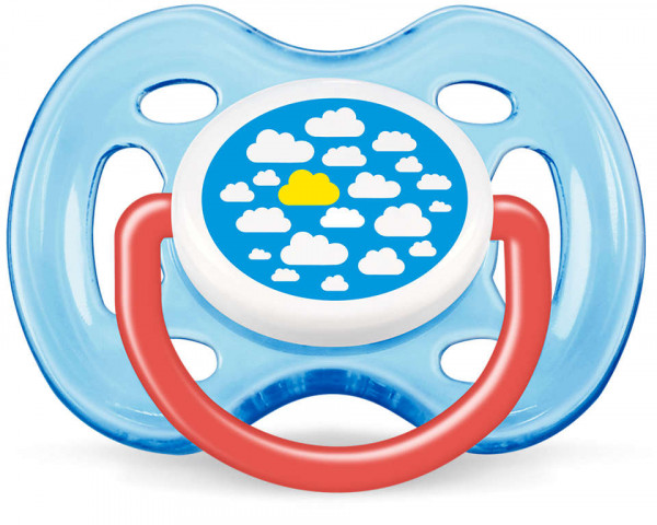 Пустышка Phillips AVENT Freeflow, силиконовая, для мальчиков, 0m+, 1шт.