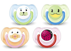 Пустышка Phillips AVENT Classic Animal, силиконовая, ортодонтическая, 6m+, 2шт.