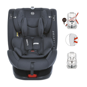 Автокресло El Camino Everest ME 1114 ISOFIX 360, 0+/1/2/3, до 36 кг