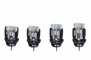 Автомобильное кресло Mom-Be LUMA ISOFIX, поворотное автокресло на 360, группа 0+/1/2/3, от 0 до 36 кг