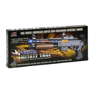 Автомат детский Essa Toys FirePower, со звуком и светом, 40см