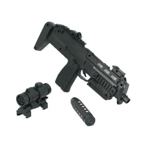 Автомат детский Essa Toys FirePower, с глушителем, со светом и звуком, 39см