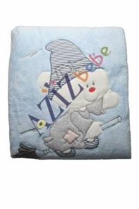 Плед AzizBebe Velsoft, махровый, двойной