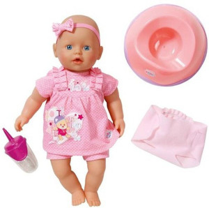 Кукла Zapf Creation My little Baby Born Bathing Fun + potty - Первое купание + горшок, 32 см