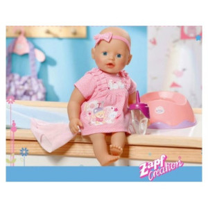 Кукла Zapf Creation My little Baby Born Bathing Fun + potty - Первое купание + горшок, 32 см