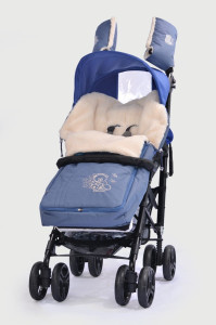 Рукавички для коляски (санок) с прихватками BabyBreeze, на овчине