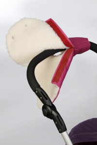 Муфта зимняя для коляски (санок) с прихватками BabyBreeze Снежинка, на овчине