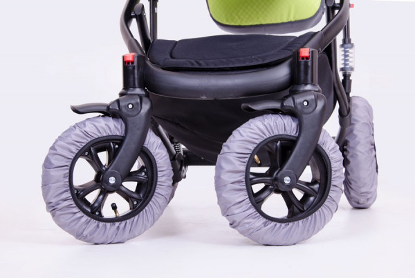 Набор чехлов на колеса для коляски BabyBreeze, на липучке, 21-29 см, 2шт.