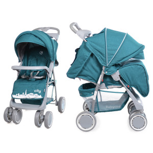 Прогулочная коляска трость BabyCare City BC-5201, лен