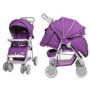 Прогулочная коляска трость BabyCare City BC-5201, лен