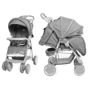 Прогулочная коляска трость BabyCare City BC-5201, лен