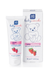 Зубная паста BabyCoccole Клубника, 75 мл