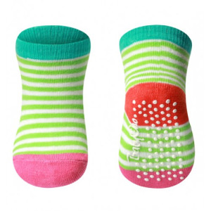 Детские носочки BabyOno, с тормозами, 3 пары, 0-6м
