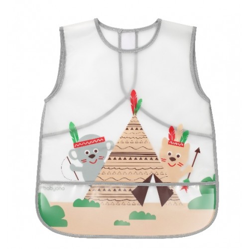 Фартук детский BabyOno Active Baby, с карманом, на липучке