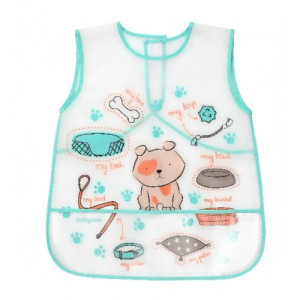 Фартук непромокаемый BabyOno Creative Baby, с карманом, на липучке