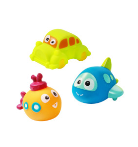 Игрушки для купания BabyOno, резиновые, 3 шт.