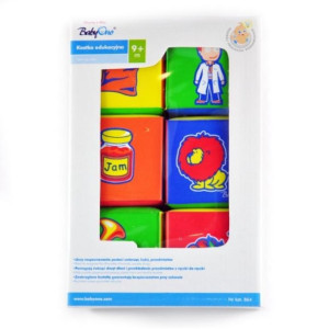 Кубики развивающие BabyOno, мягкие, 6шт.